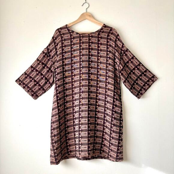 Ace & Jig Dresses & Skirts - $255 Ace & Jig Jacquard Shift Dress Slow Fashion Boho Maximalist Size Medium